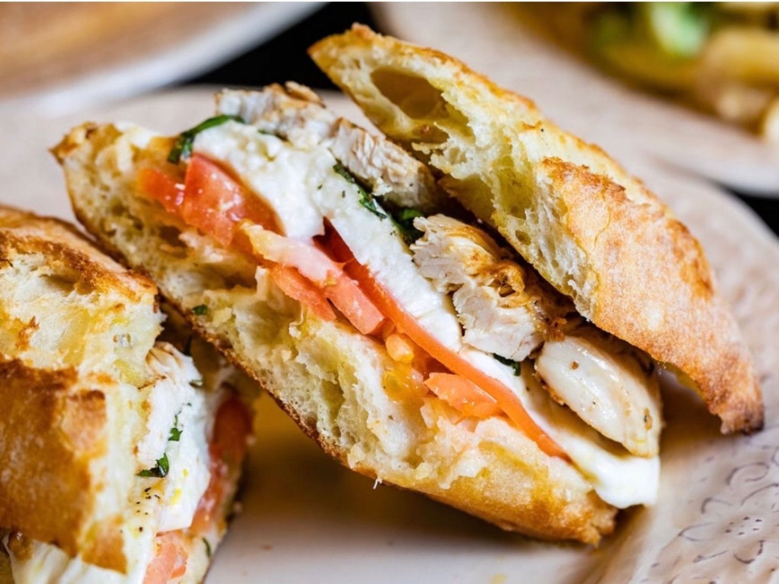 Order Grilled Chicken Panini food online from Lisa's Family Pizzeria store, Wakefield on bringmethat.com