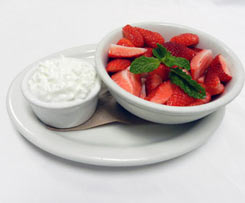 Order Strawberry Bowl food online from Urth Caffe store, Orange on bringmethat.com