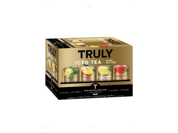 Order TRULY Hard Seltzer Iced Tea Variety Pack, Spiked & Sparkling Water - 12x 12oz Cans food online from Cardinal Wine & Spirits store, Gurnee on bringmethat.com