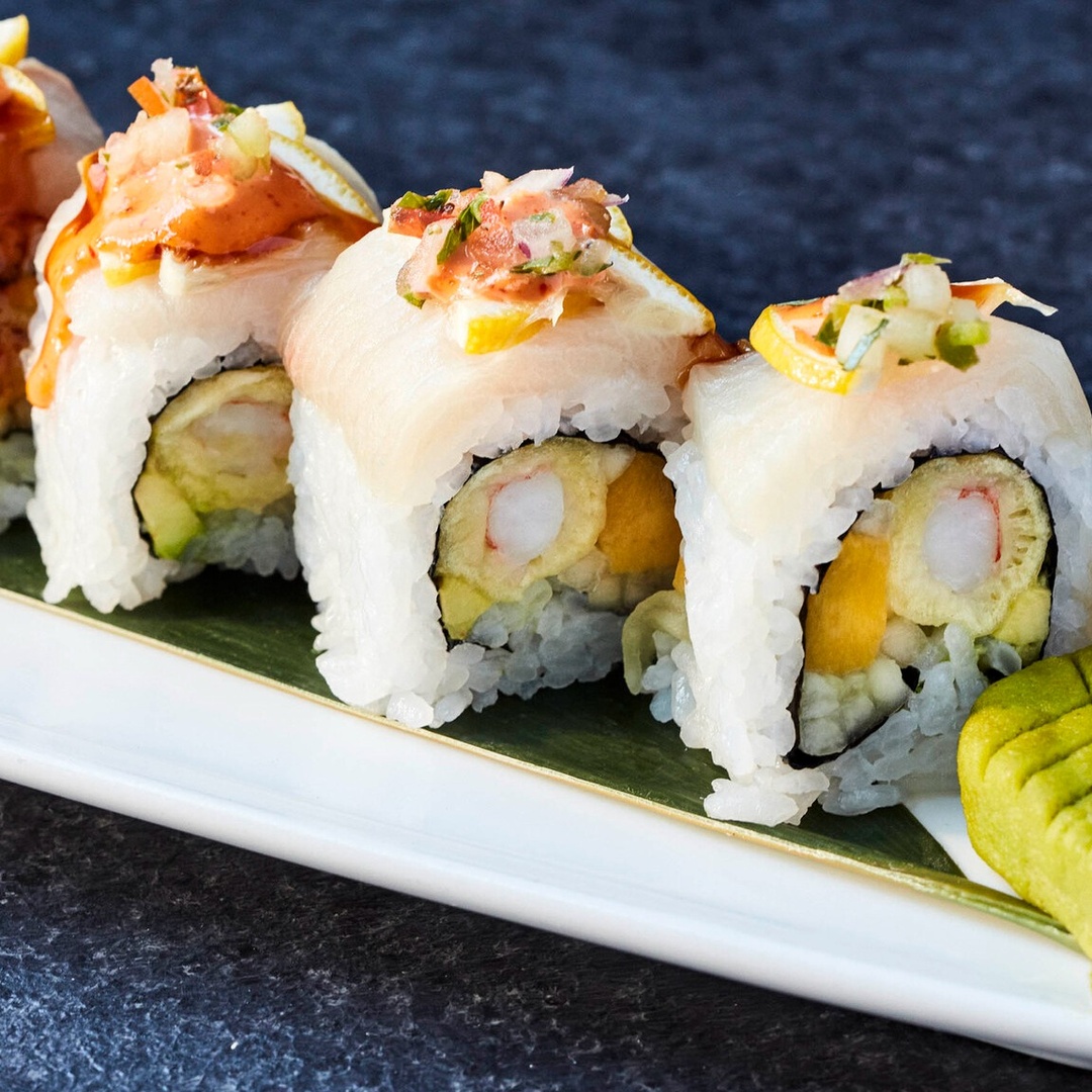 Order Sunset Roll food online from Kona Grill store, Eden Prairie on bringmethat.com