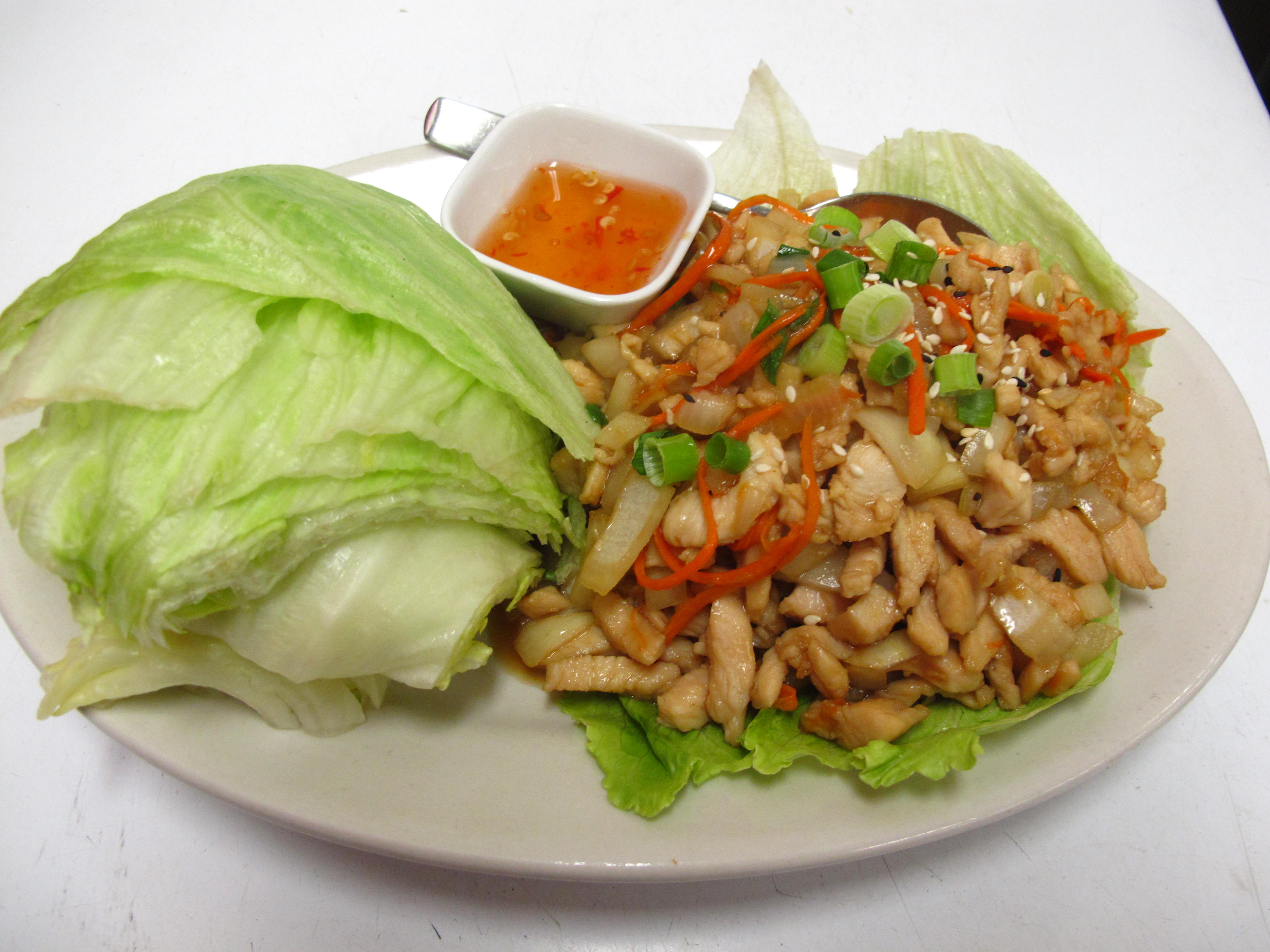 Order Chicken Lettuce Wrap food online from Thai Garden Bistro store, Salt Lake City on bringmethat.com
