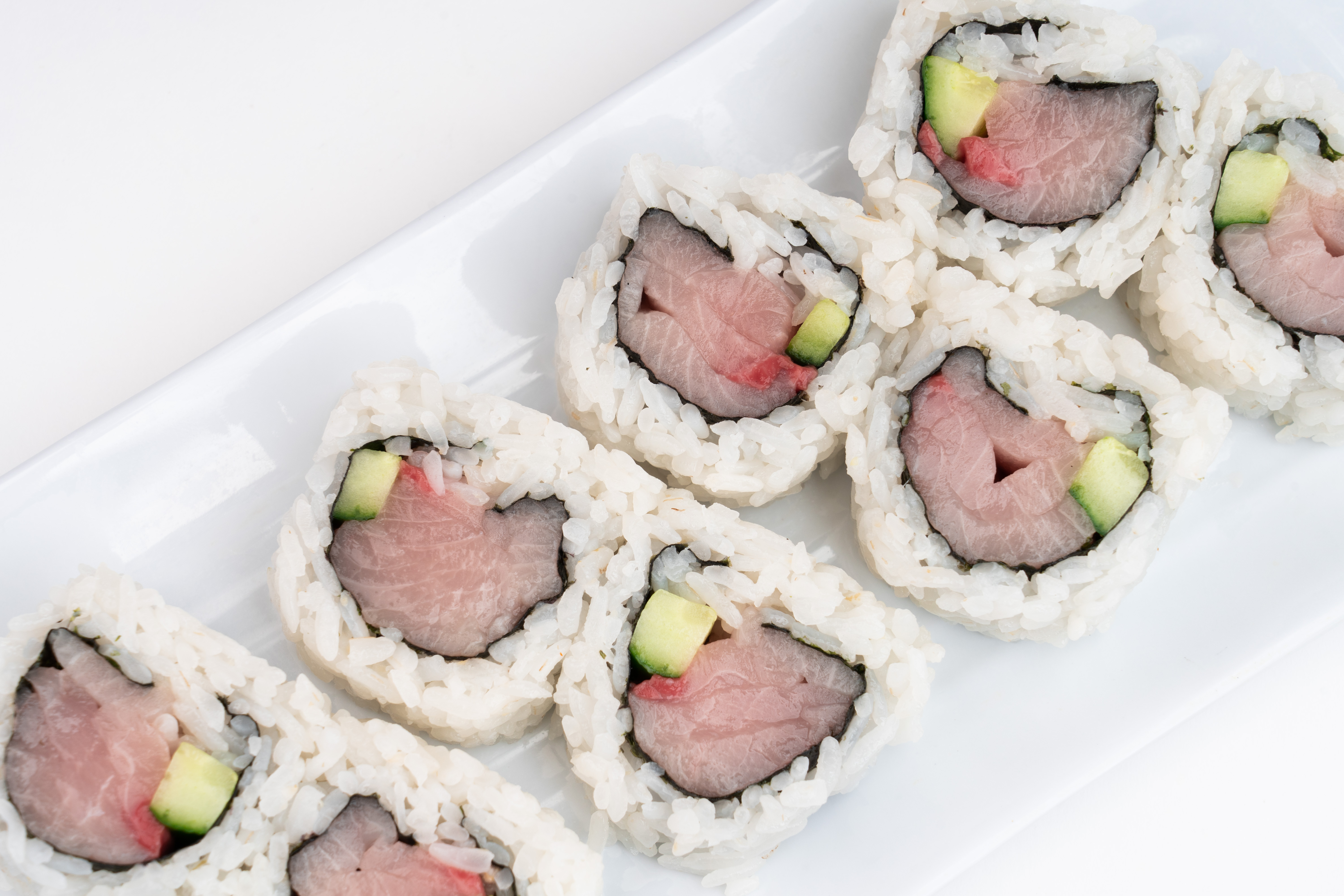 Order Yellowtail Roll food online from Kaiba Japanese Restaurant store, Monterey Park on bringmethat.com
