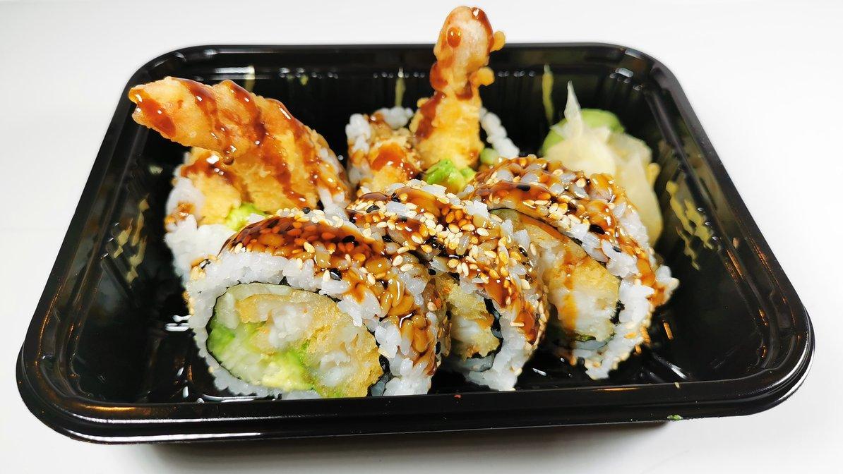 Order Shrimp Tempura Roll food online from Ginza Japanese Cuisine store, Wethersfield on bringmethat.com