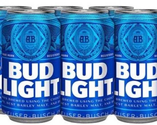 Order Bud Light 6pk/ 12 oz. cans (4.2% ABV)  food online from Central Liquor Market store, Los Angeles on bringmethat.com