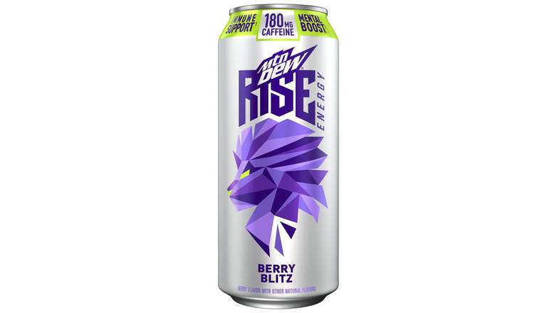 Order Mtn Dew Rise Energy Drink, Berry Blitz food online from Route 7 Food Mart store, Norwalk on bringmethat.com