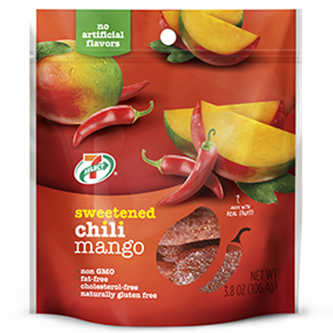 Order 7-Select Chili Mango 3.8oz food online from 7-Eleven store, Denver on bringmethat.com