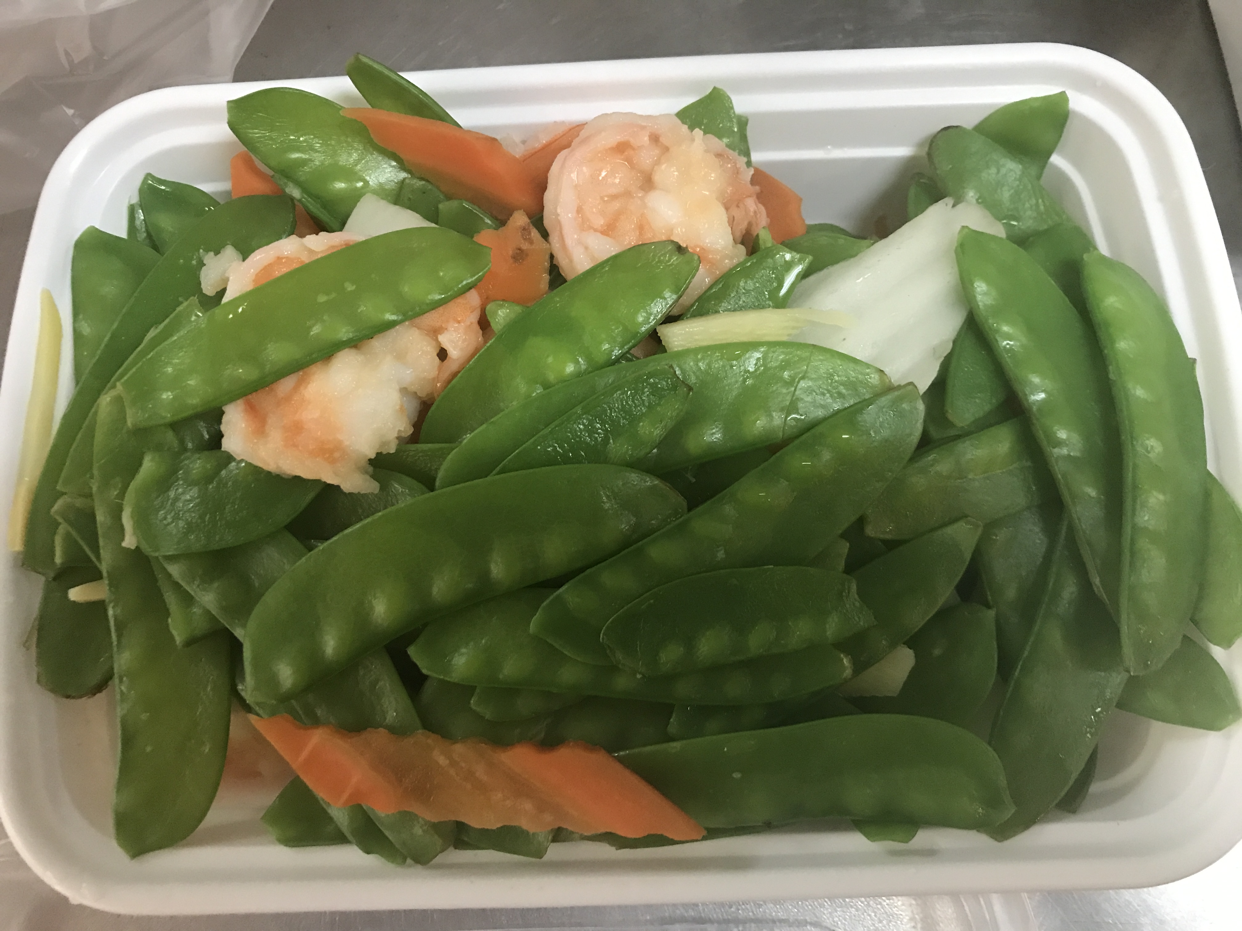 Order Steam Jumbo Shrimp with Snow Peas food online from Jade House store, Fort Lee on bringmethat.com