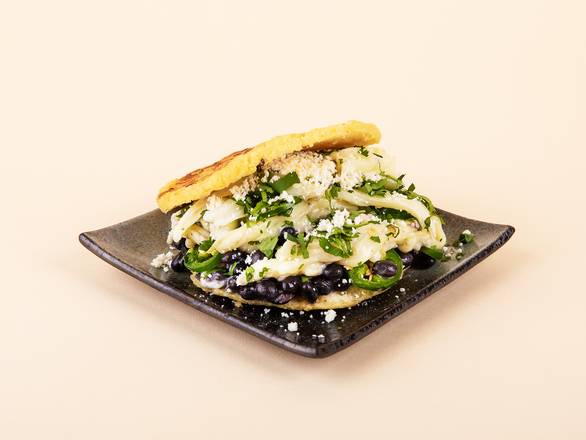 Order Bean and Cheese Arepa food online from Papa Arepas store, Chicago on bringmethat.com