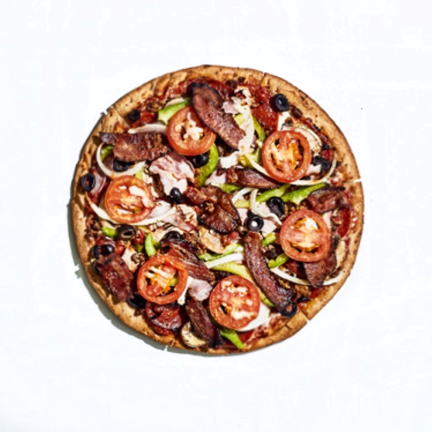 Order Gluten Free House Special Pizza - Small 10'' food online from Mellow Mushroom Pizza Bakers store, Denver on bringmethat.com