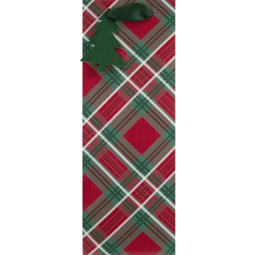 Order The Gift Wrap Company Bottle Bag Tartan (EACH) 137148 food online from BevMo! store, Greenbrae on bringmethat.com