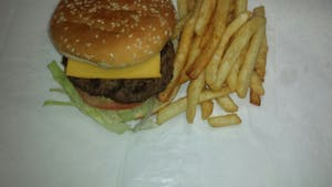 Order Cheeseburger food online from Sharks Fish & Chicken store, Joliet on bringmethat.com
