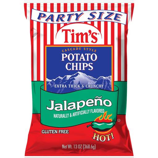 Order Tim's Jalapeno Chips  (13 OZ) 140235 food online from BevMo! store, Milpitas on bringmethat.com