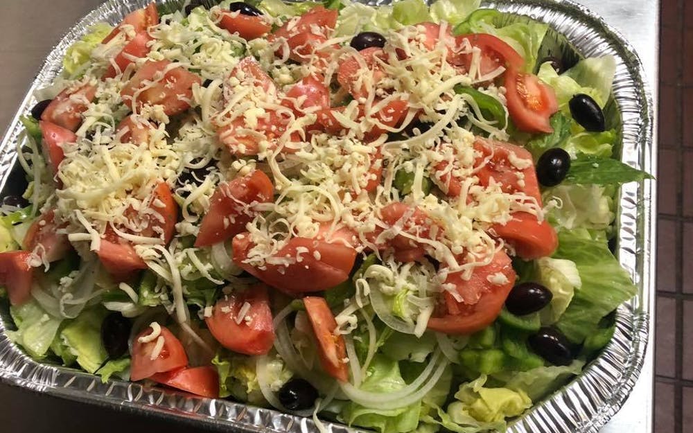 Order House Salad - Salad food online from Golden Pizza store, San Bernardino on bringmethat.com