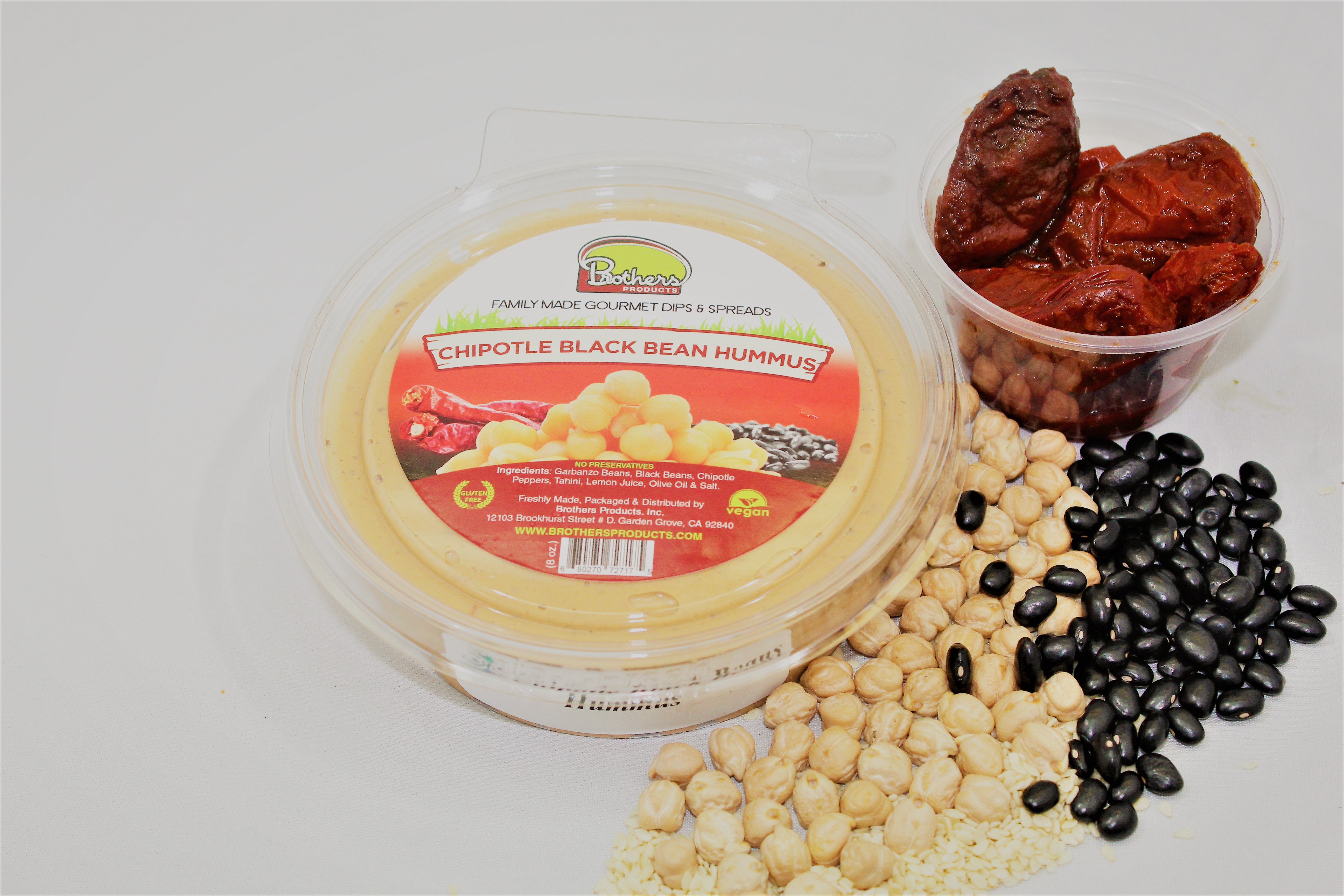 Order Chipotle Black Bean Hummus food online from Brothers Juicery store, Garden Grove on bringmethat.com