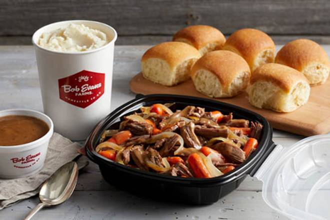 Order Fork-Tender Pot Roast Family Meal  food online from Bob Evans Farms store, Chantilly on bringmethat.com