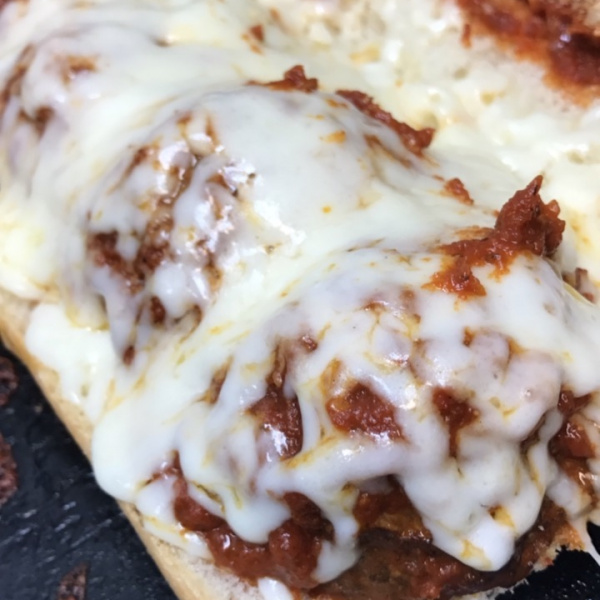 Order Meatball Parm Sandwich food online from Demo Pizzeria & Deli store, Raleigh on bringmethat.com