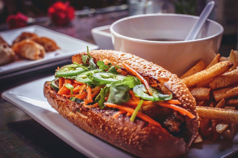 Order Banh Mi Viet Street Sub food online from Anise Pho store, Raleigh on bringmethat.com