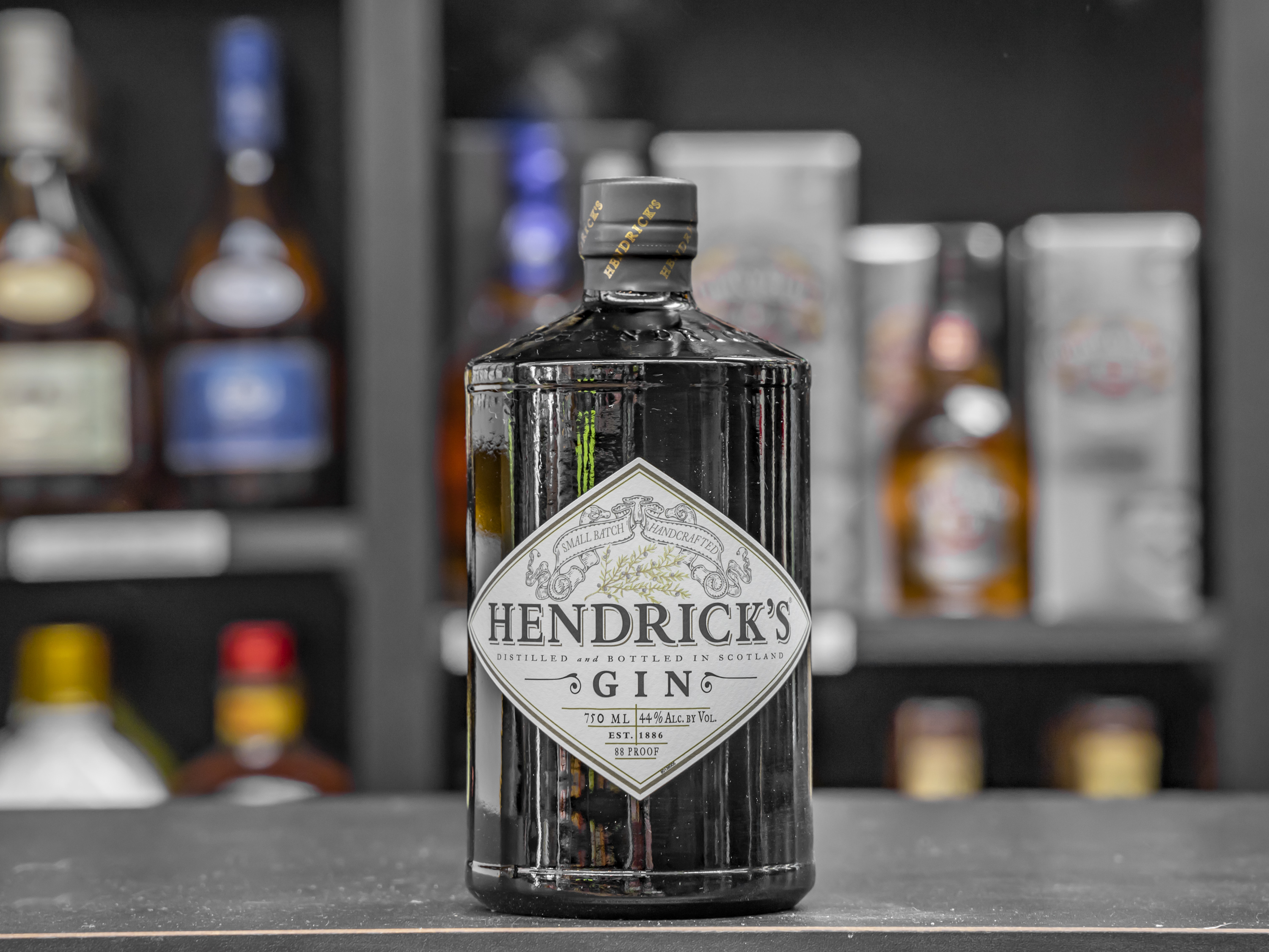 Order 750 ml Hendrick's Gin food online from Harry's Market store, San Diego on bringmethat.com