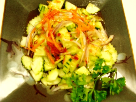 Order Cucumber Salad food online from Thai Spice store, Pinole on bringmethat.com