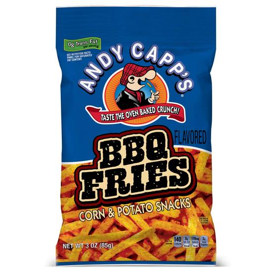 Order Andy Capp'S Bbq Flavored Fries food online from Exxon Food Mart store, Port Huron on bringmethat.com