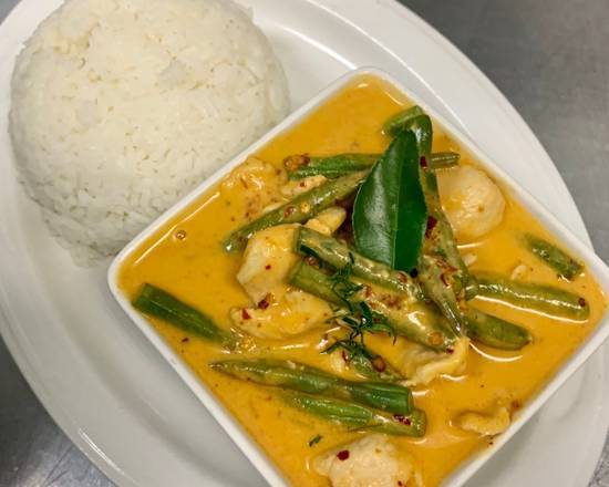 Order Panang Curry food online from Orchid Thai Restaurant & Bar store, Sacramento on bringmethat.com