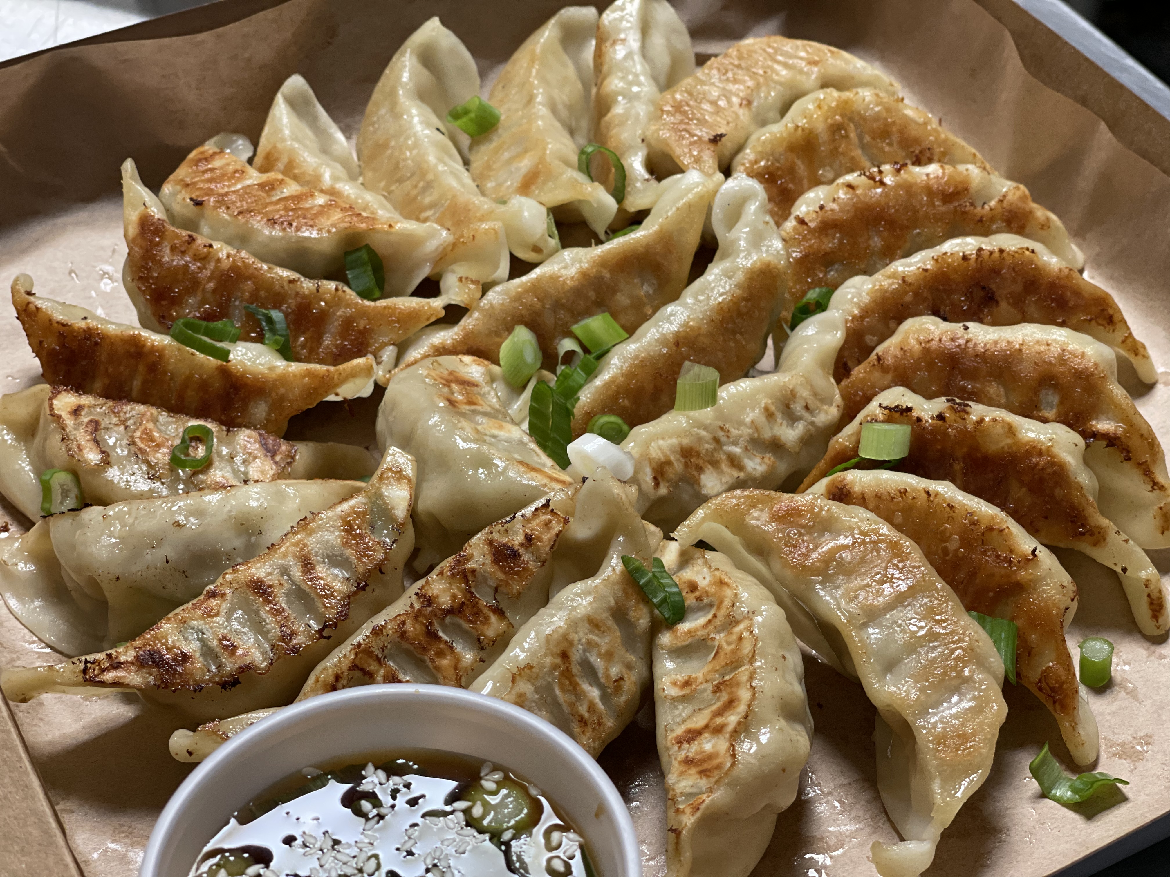 Order Gyoza Party food online from Coconut Girl Kitchen store, San Diego on bringmethat.com