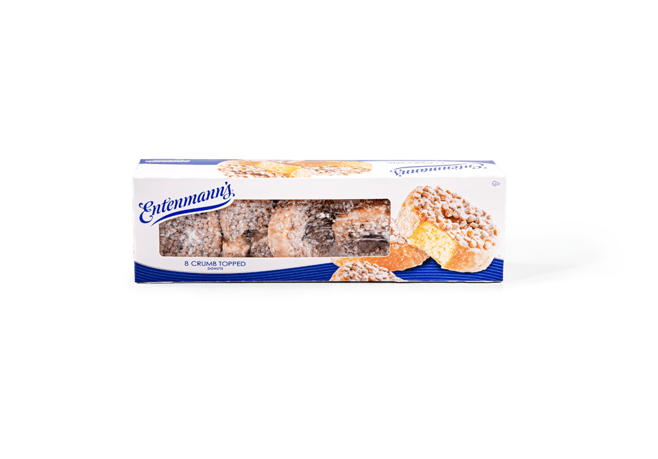 Order Entenmann's 8 Pk Crumb Top Donuts 15.5 oz food online from Wawa store, Millville on bringmethat.com