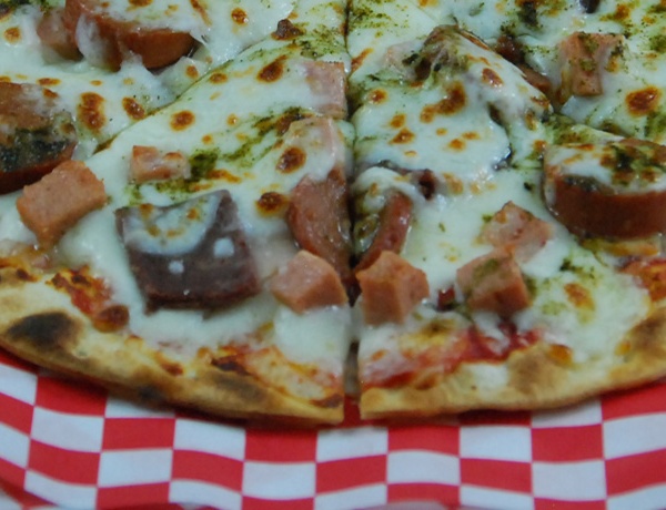 Order Meat Lovers Pizza food online from Mr. Juice store, Woodland Hills on bringmethat.com