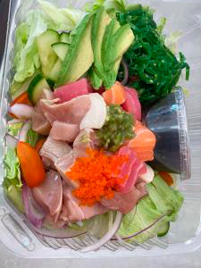 Order Sashimi Salad food online from Kakuna Sushi store, Fremont on bringmethat.com