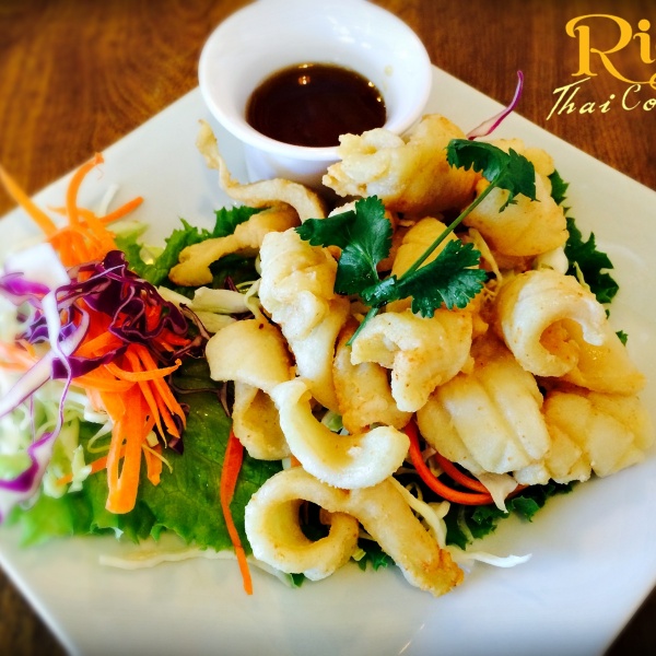 Order Fried Calamari food online from Rice Thai Cookery store, Portland on bringmethat.com
