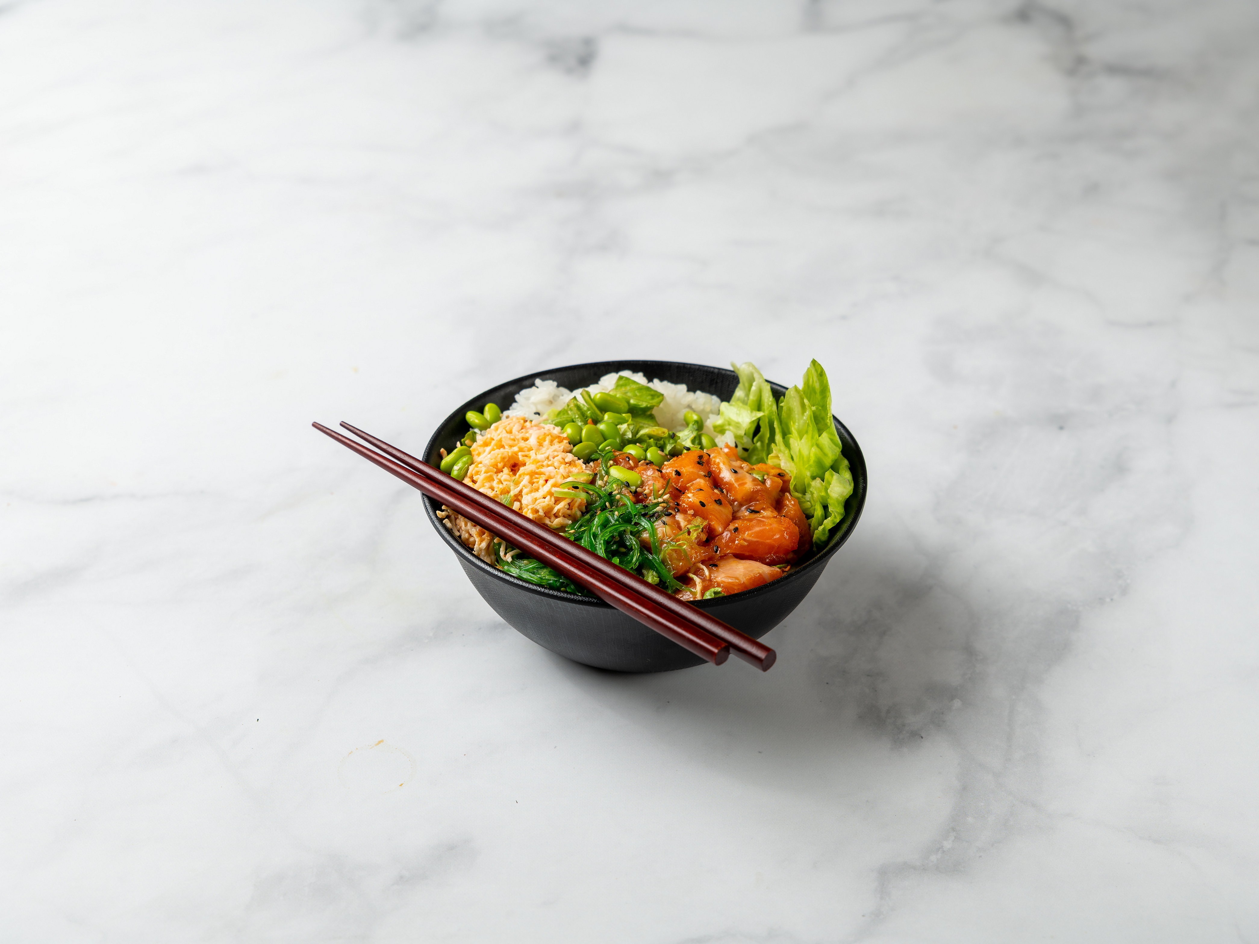 Order Salmon Poke Bowl food online from Mount Everest Sushi store, Pittsburgh on bringmethat.com