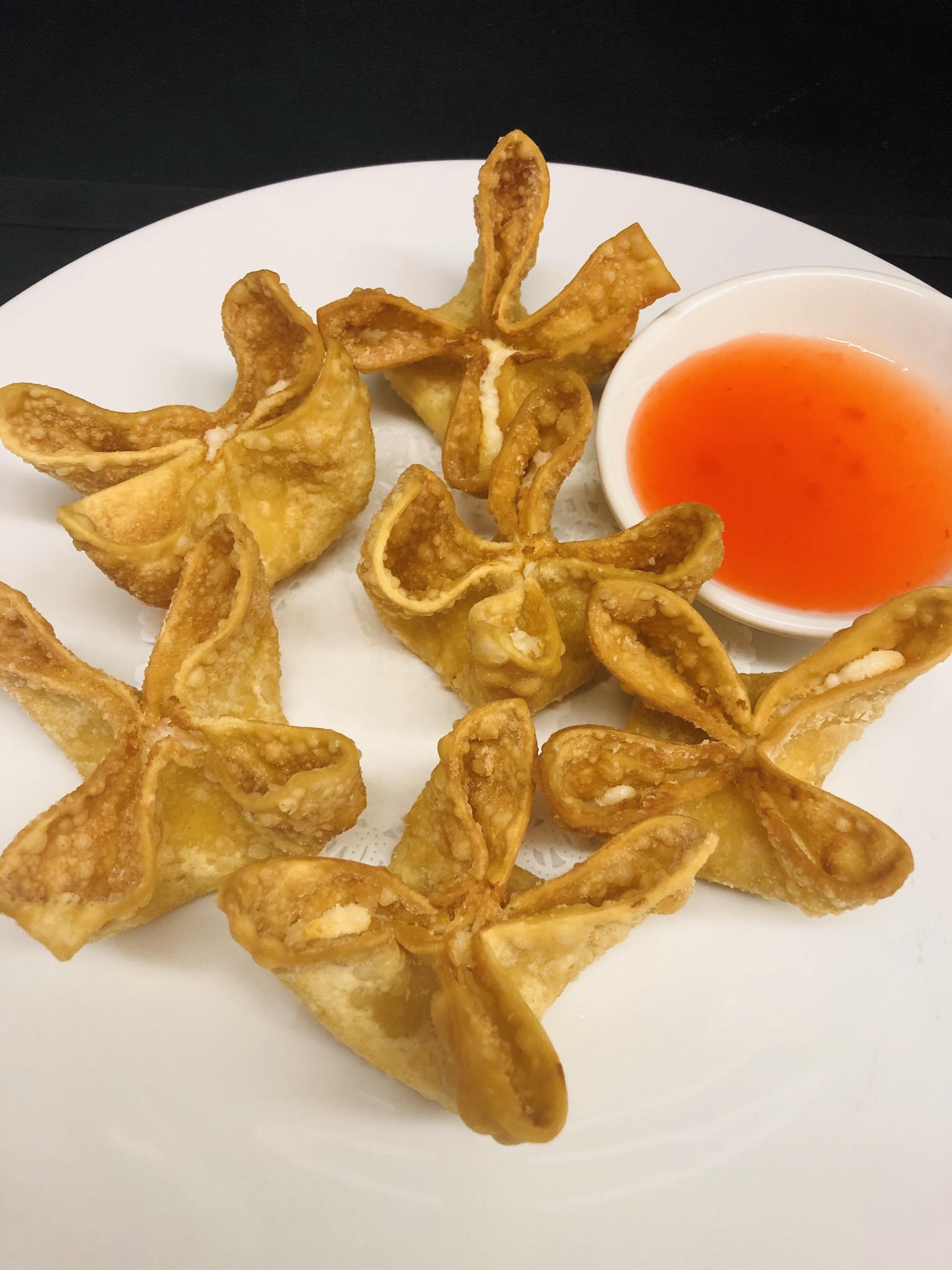 Order 6 Cheese Wontons food online from Pepper Asian Bistro II store, Denver on bringmethat.com