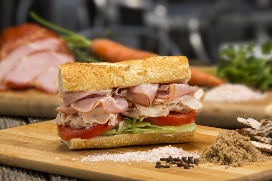 Order Ham and Turkey Sandwich food online from Sourdough & Co store, Atwater on bringmethat.com