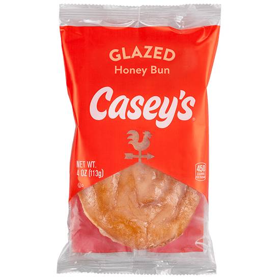 Order Casey's Glazed Honey Bun 4oz food online from Caseys Carry Out Pizza store, Thomasboro on bringmethat.com