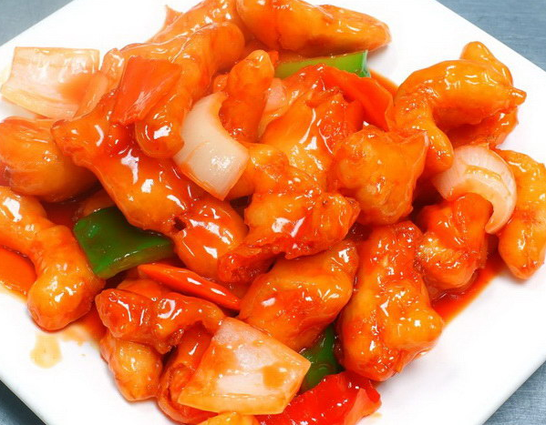 Order 42. Sweet and Sour Chicken food online from Mandarin Taste Restaurante store, Baltimore on bringmethat.com