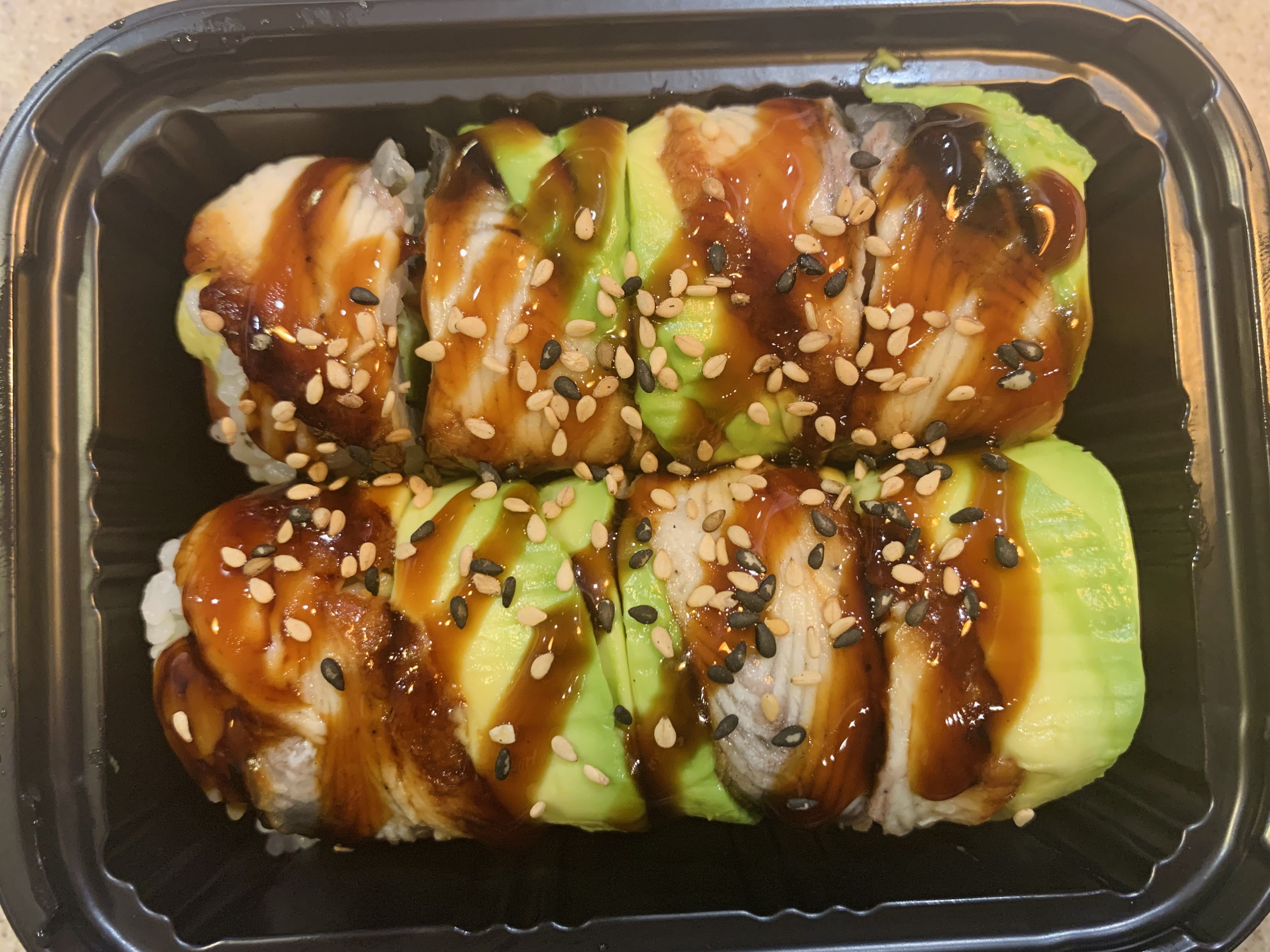 Order Dragon Roll food online from Hinata Sushi Bar & Grill store, Alexandria on bringmethat.com