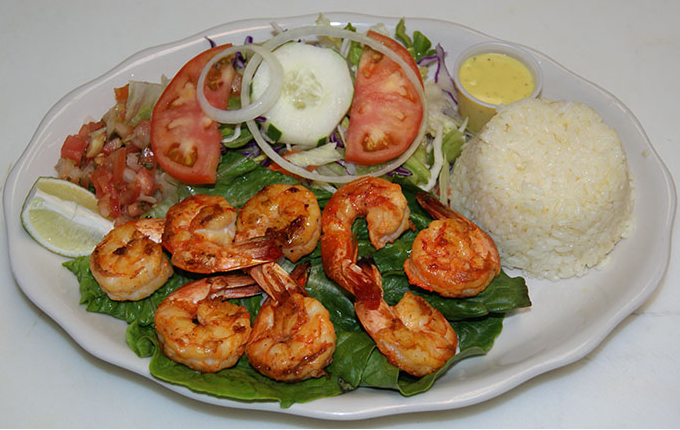 Order Camarones a la Plancha food online from Acapulco Spirit Restaurant store, Hyattsville on bringmethat.com