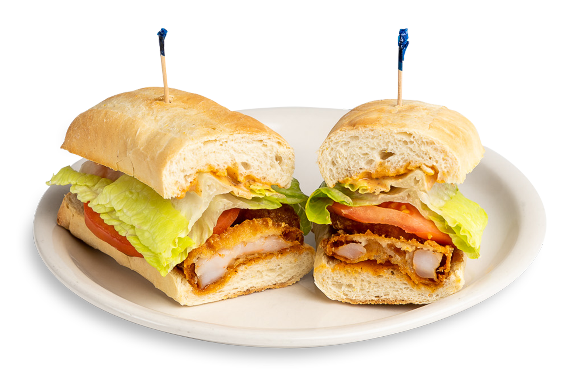 Order Shrimp Po Boy Hot Sub food online from Glass Nickel Pizza Co. - East store, Madison on bringmethat.com