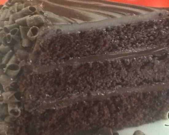 Order Chocolate Fudge Cake food online from Charlie's House Of Calzones store, Boston on bringmethat.com