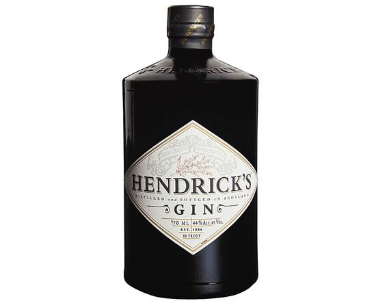 Order Hendrick's, 750mL gin (41.4% ABV) food online from Ogden Wine & Spirit store, Naperville on bringmethat.com