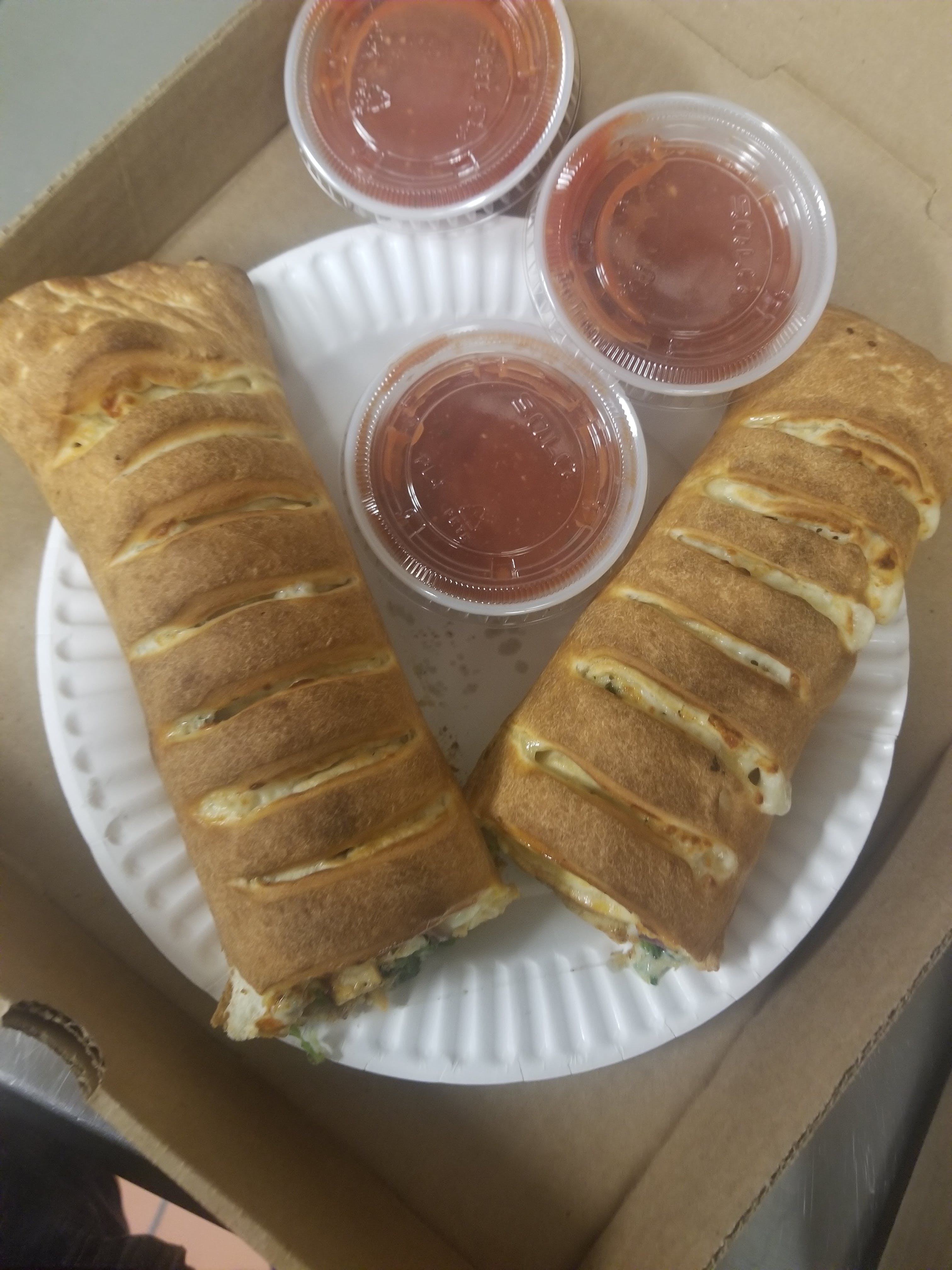 Order Grilled Chicken Roll - Roll food online from Perlas Pizza store, Richmond on bringmethat.com