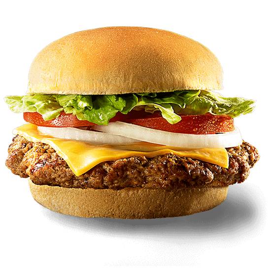 Order 1/4 lb Cheeseburger food online from Caseys Carry Out Pizza store, West Des Moines on bringmethat.com