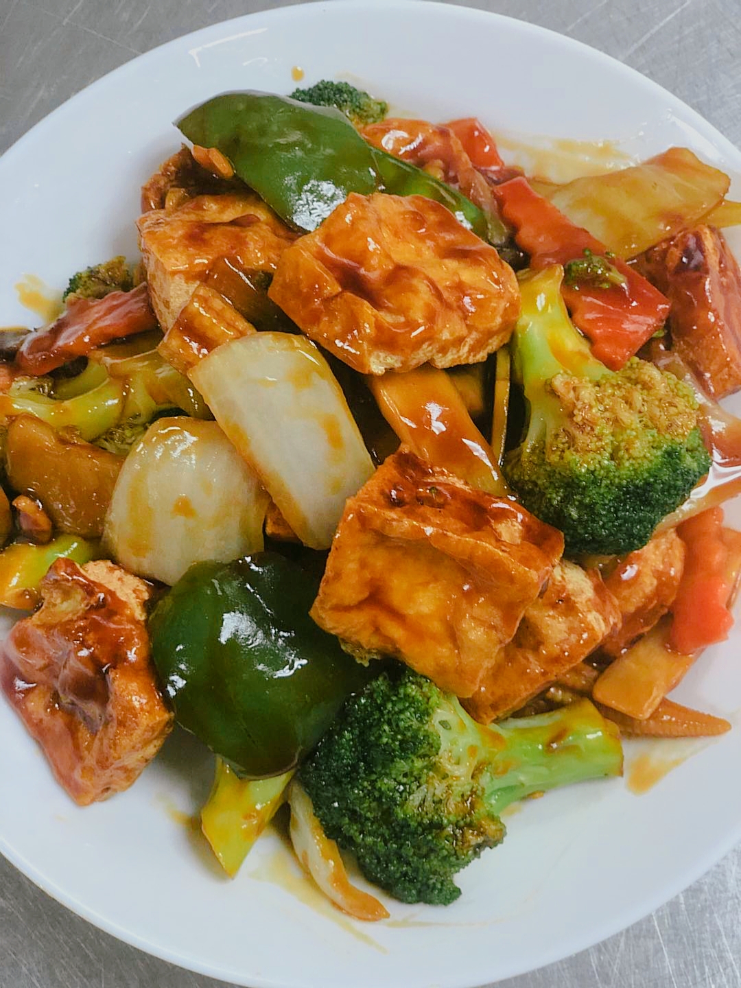 Order 141. Bean Curd with Vegetables food online from Iseda Happy Wok store, Smithtown on bringmethat.com