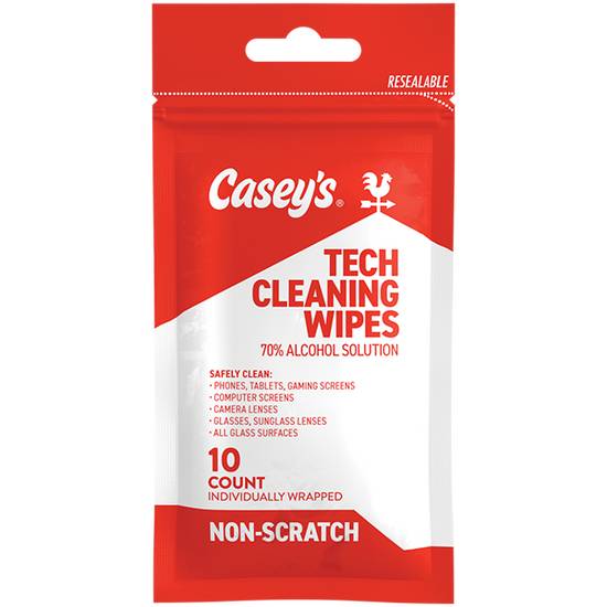 Order Tech Wipes 10 Count food online from Casey's General Store store, Decatur on bringmethat.com