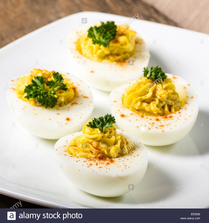 Order Traditional Stuffed Deviled Eggs food online from Captain’s Curbside Seafood store, Trappe on bringmethat.com
