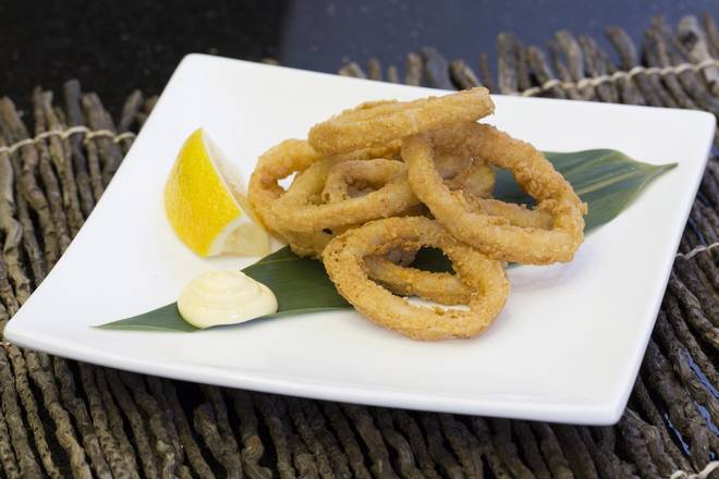 Order Fried Calamari food online from Sushi + Rotary Sushi Bar store, Aurora on bringmethat.com