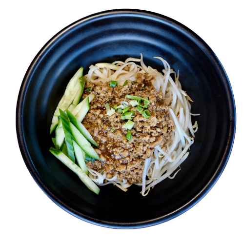 Order N9. Ja Jun Noodle with Ground Pork and Cucumber炸酱面 food online from Xian Rougamo #3 store, Belmont on bringmethat.com