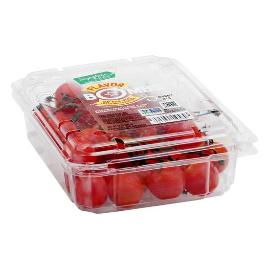 Order Signature Farms · On the Vine Snacking Tomatoes (12 oz) food online from ACME Markets store, Middletown on bringmethat.com