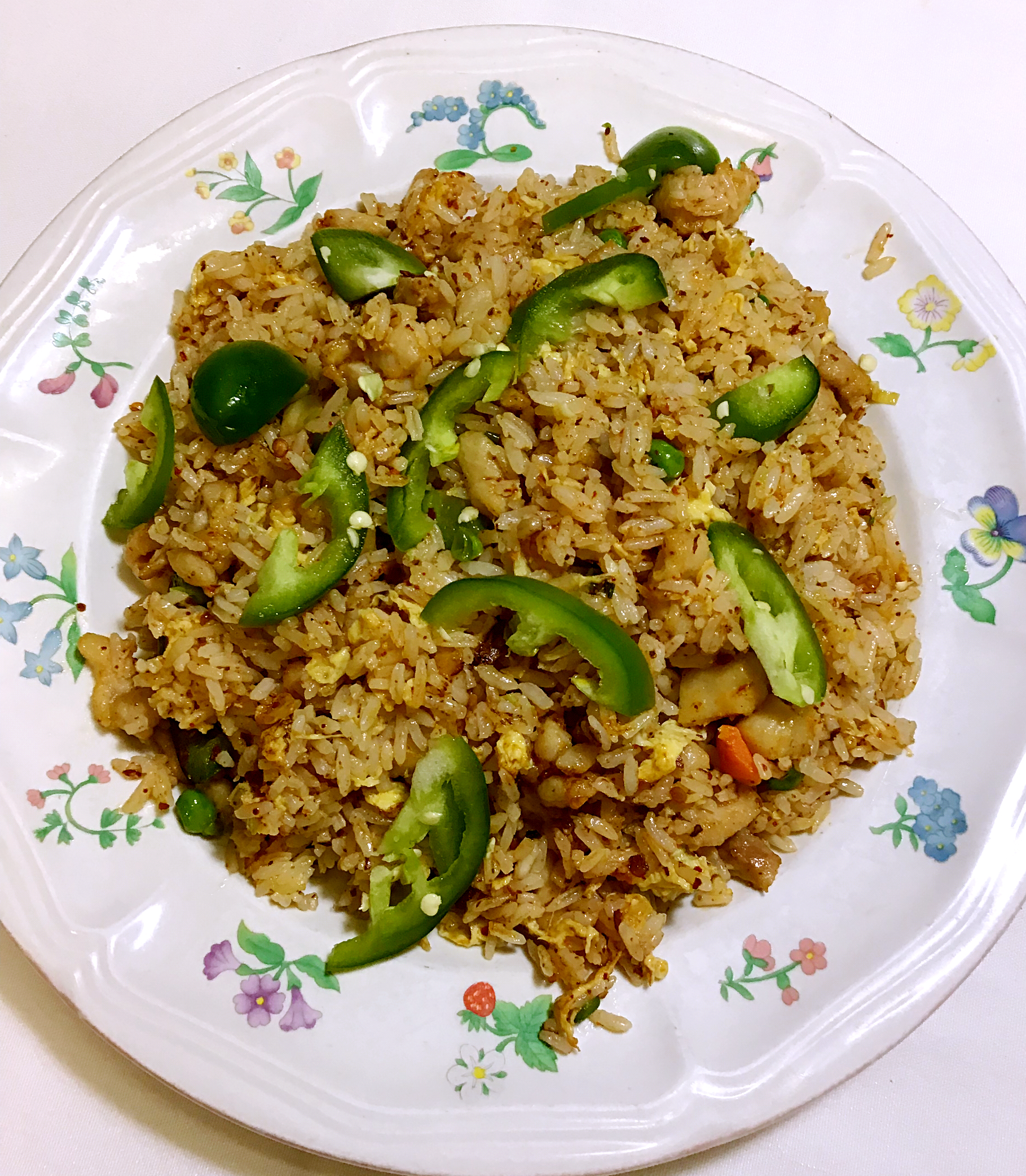 Order Jalapeno Fried Rice 麻炒飯 food online from Win Garden store, San Francisco on bringmethat.com