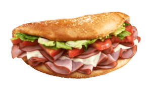 Order Ham & Cheese Sub - Sub food online from Hungry Howie's Pizza store, Weston on bringmethat.com